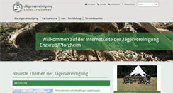 Desktop Screenshot of jaegervereinigung.de