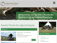 Tablet Screenshot of jaegervereinigung.de